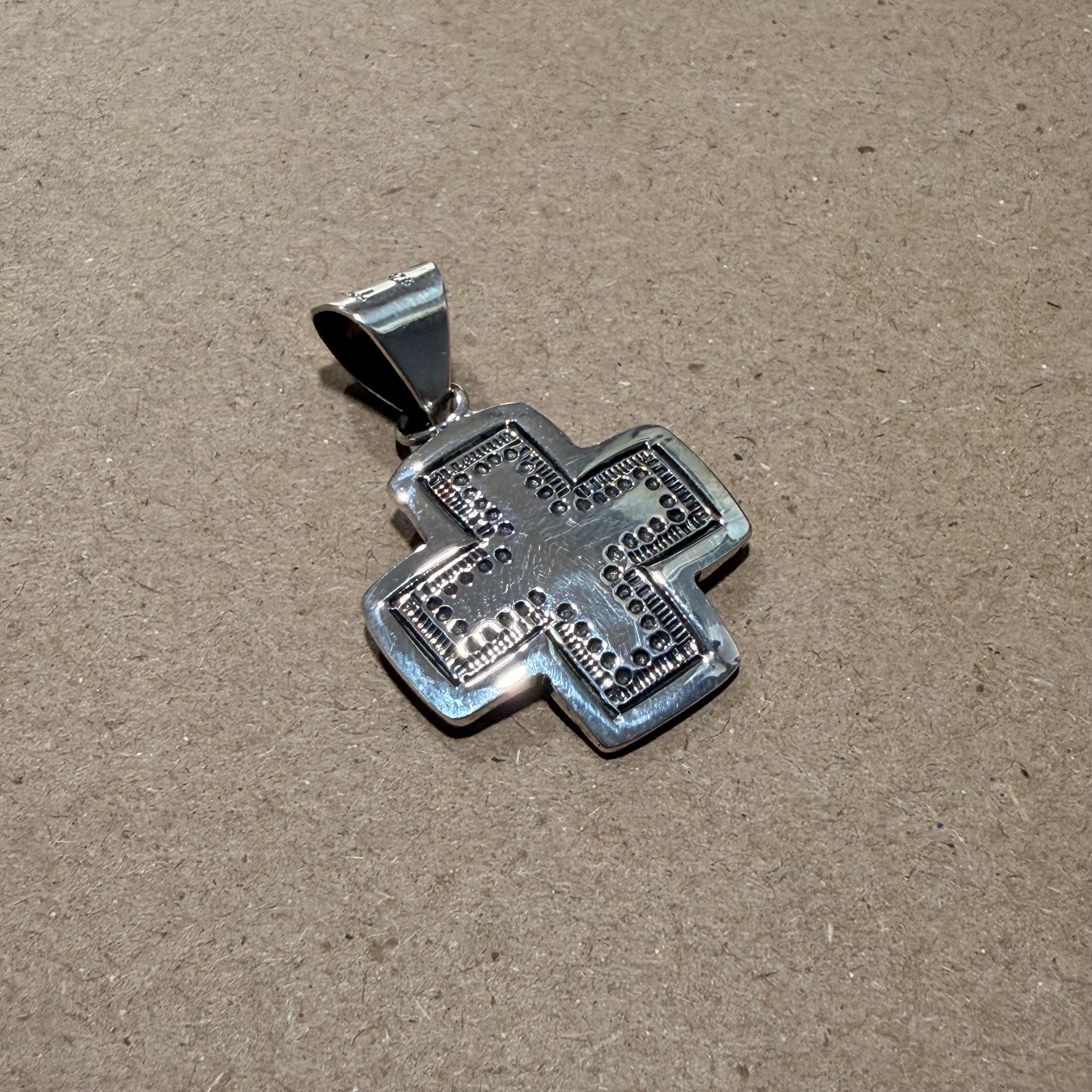 Sterling Cross Pendant With Engraving