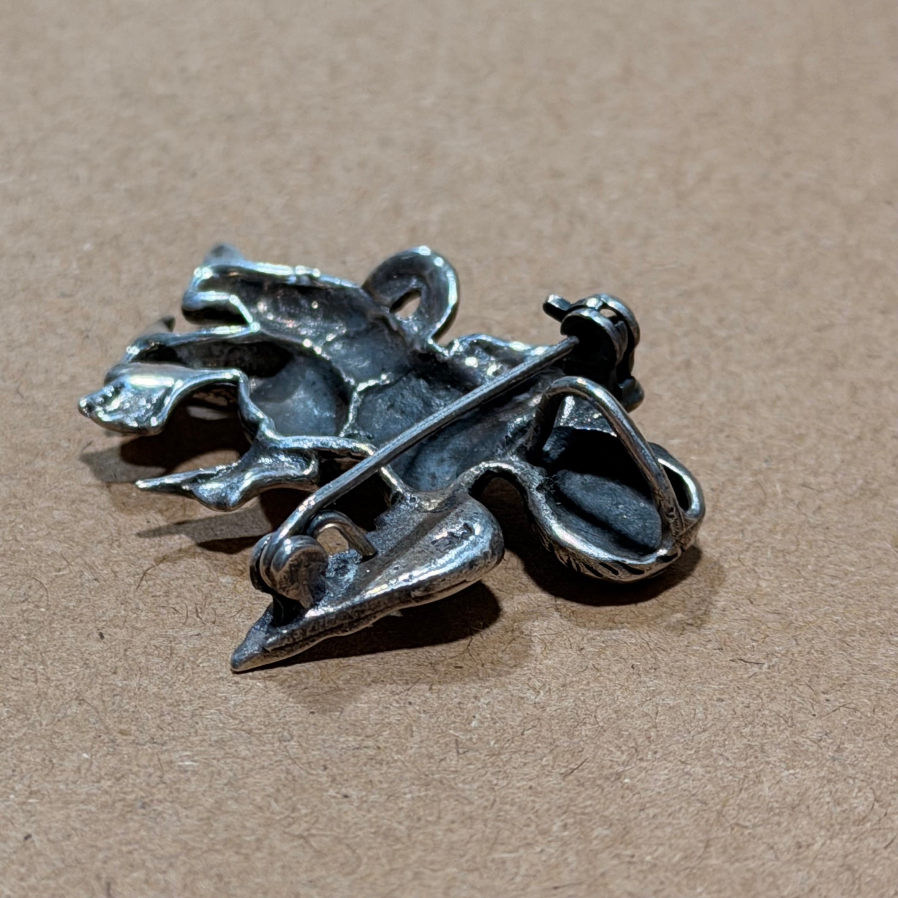 Sterling Cherub Angel Pendant & Brooch