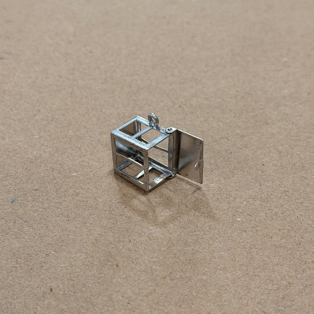 Sterling Cash Box Pendant