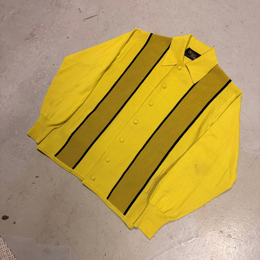 80's Italian Button Up Collared Shirt (L)