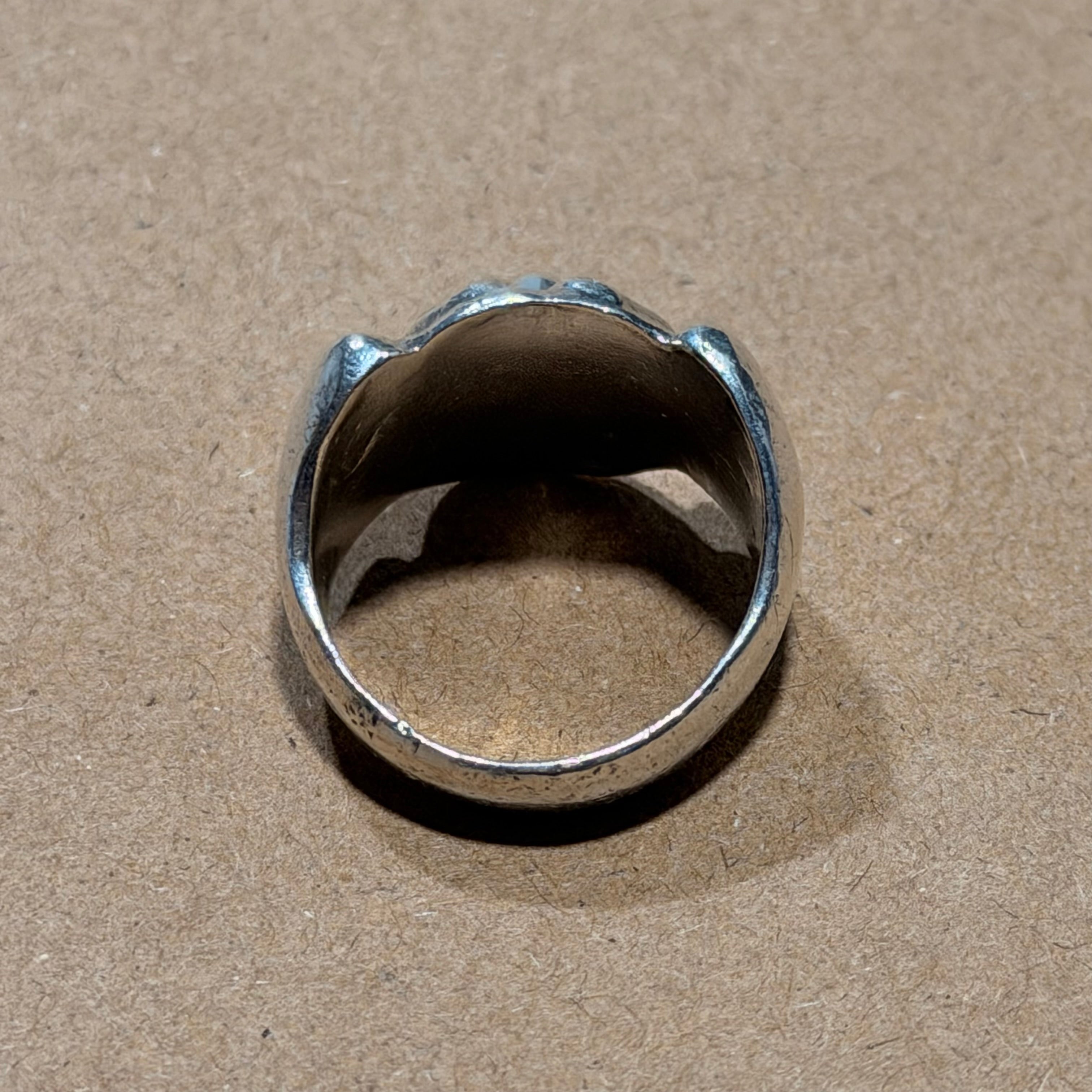Sterling Dog Ring Sz 8.5
