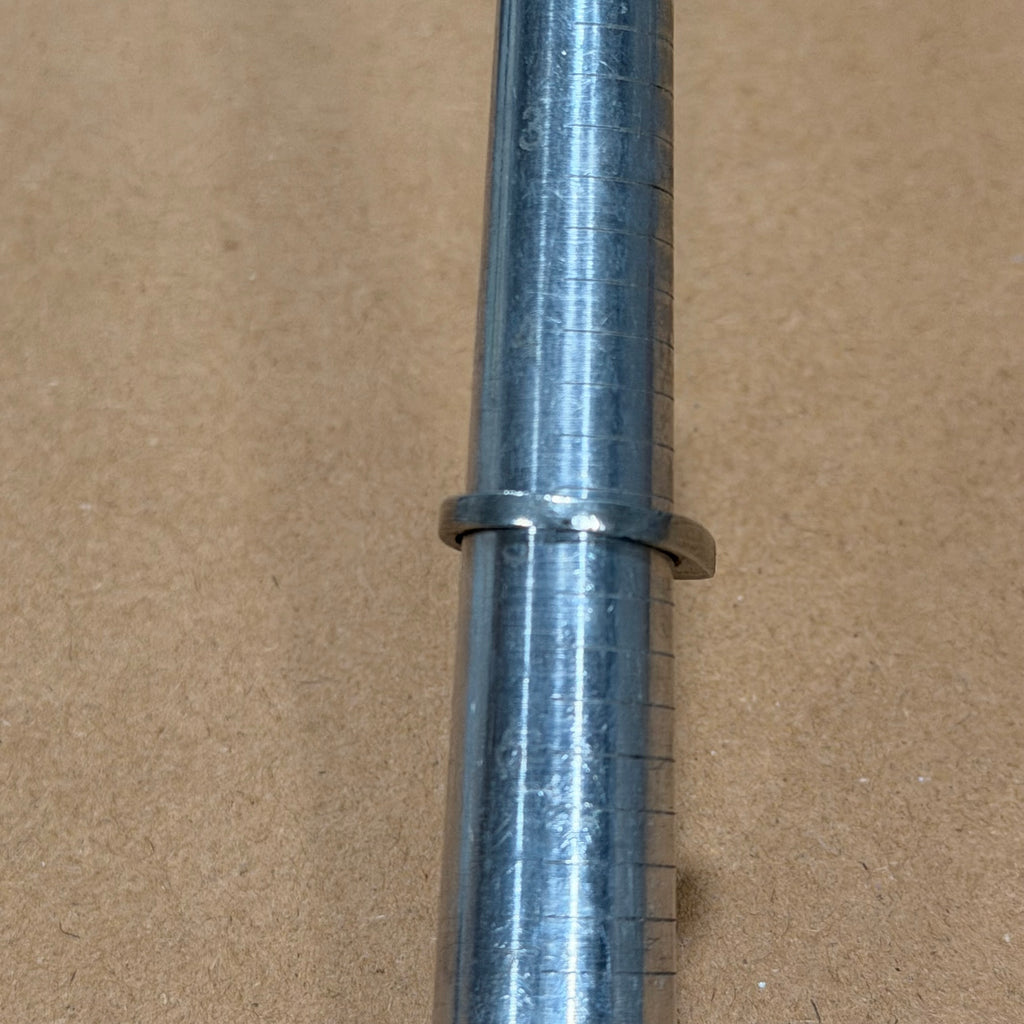 Sterling Slim K Initial Ring Sz 5