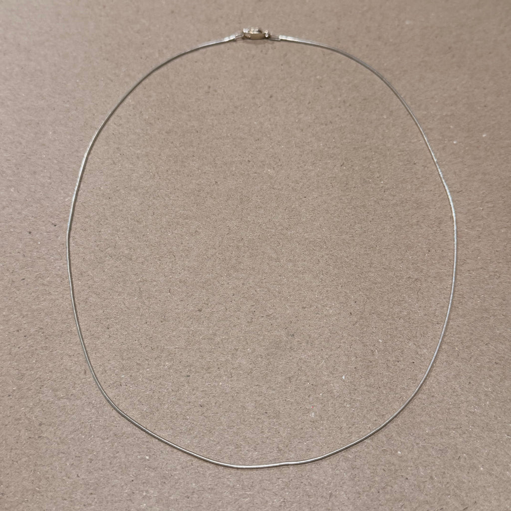 Sterling thin snake chain necklace 19.75 in