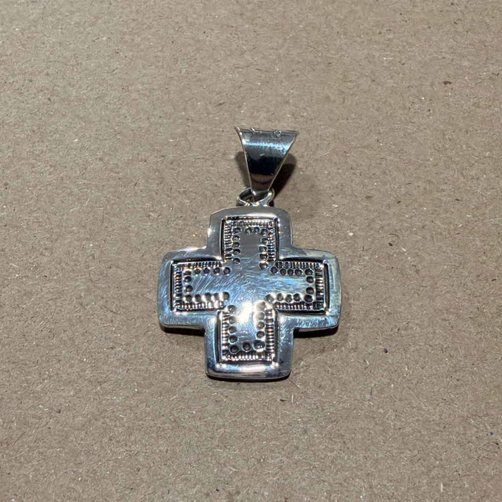 Sterling Cross Pendant With Engraving
