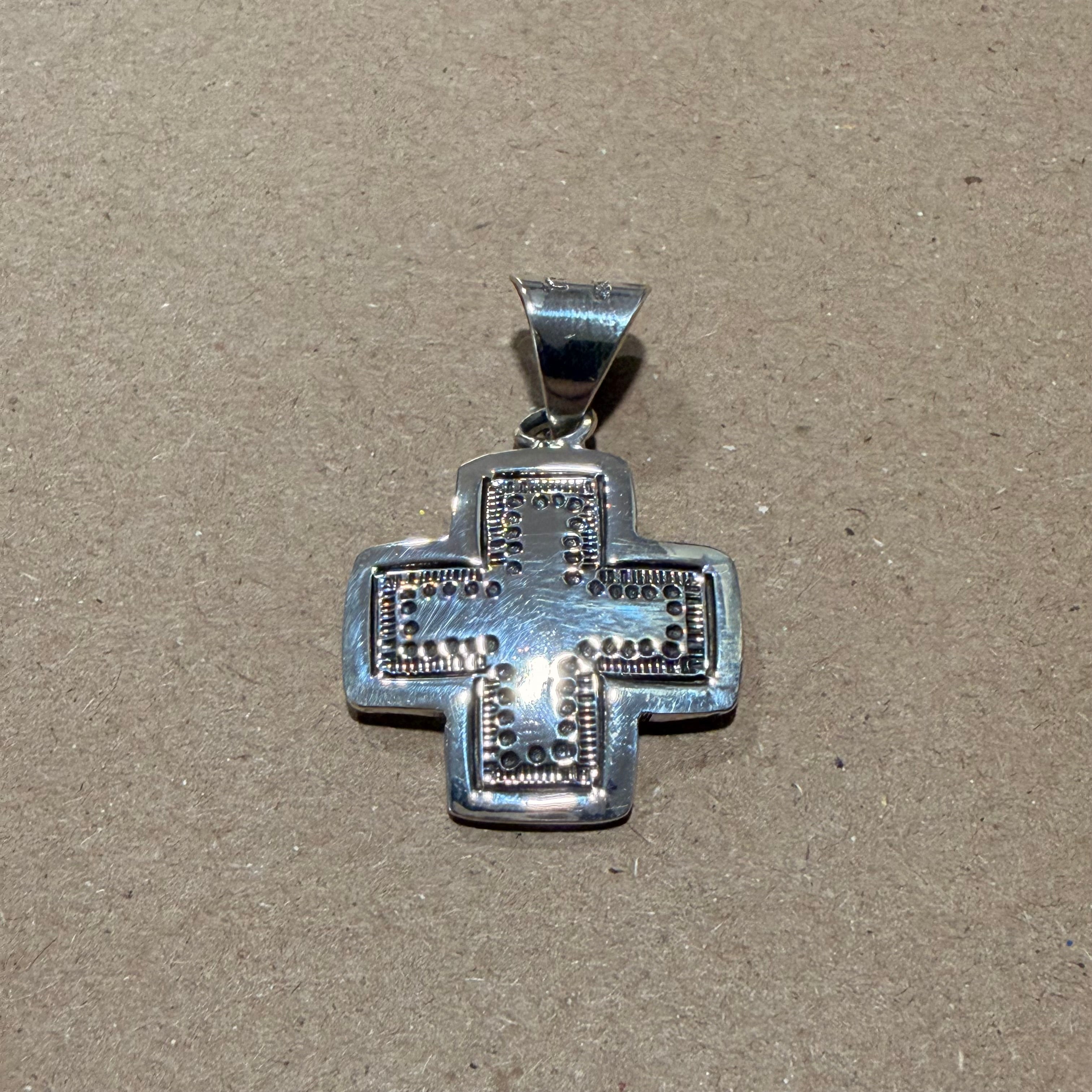 Sterling Cross Pendant With Engraving