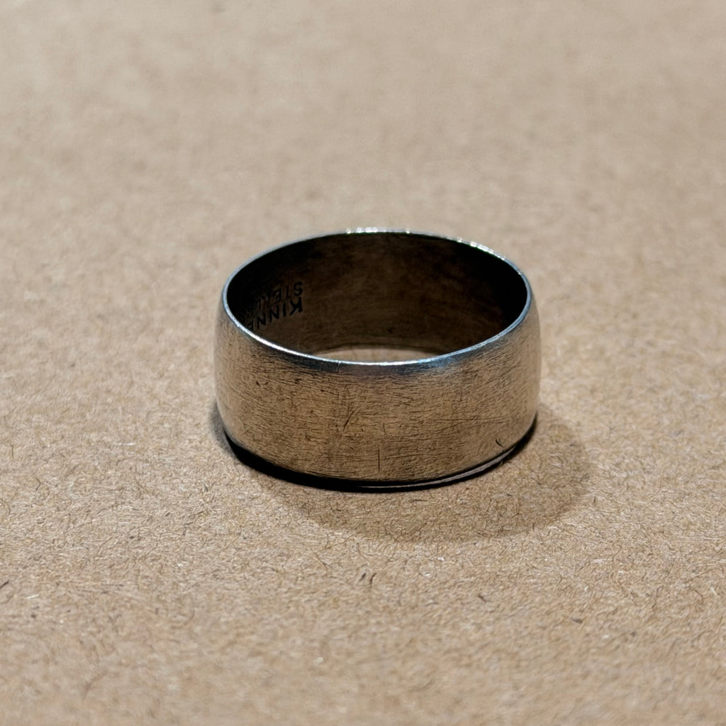 Tall Sterling Band Ring Sz 7.5