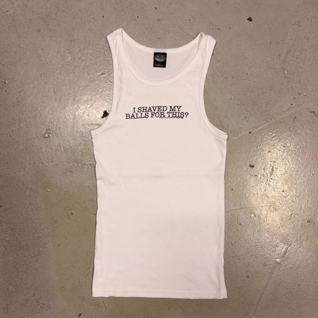 Sikworld Shaved My Balls Tank Top Shirt (L)