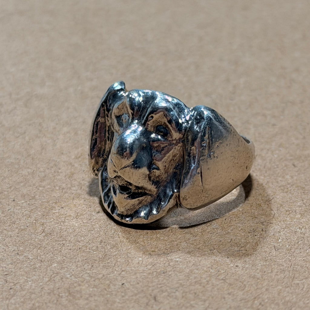 Sterling Dog Ring Sz 8.5