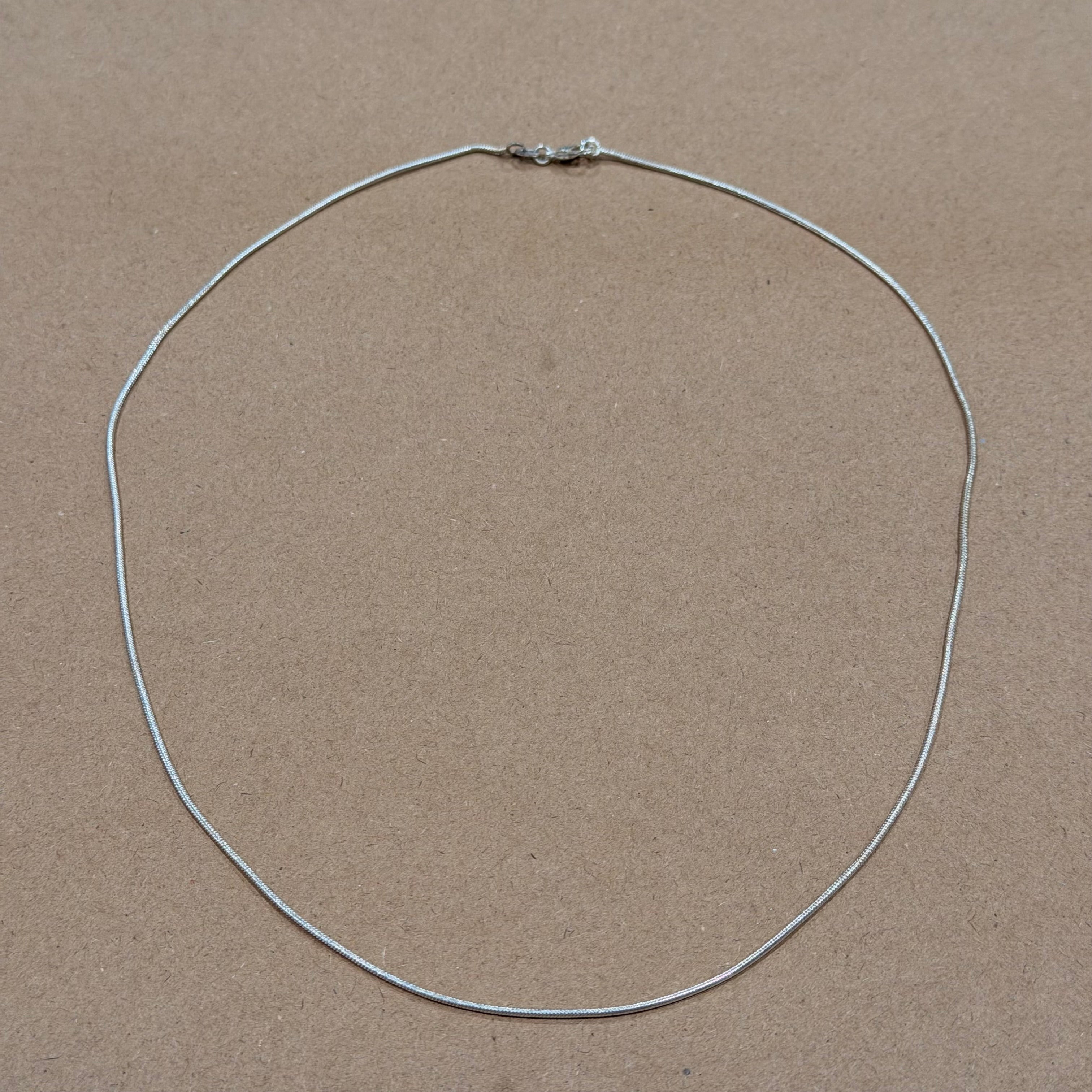 Sterling Snake Chain Necklace 20 in