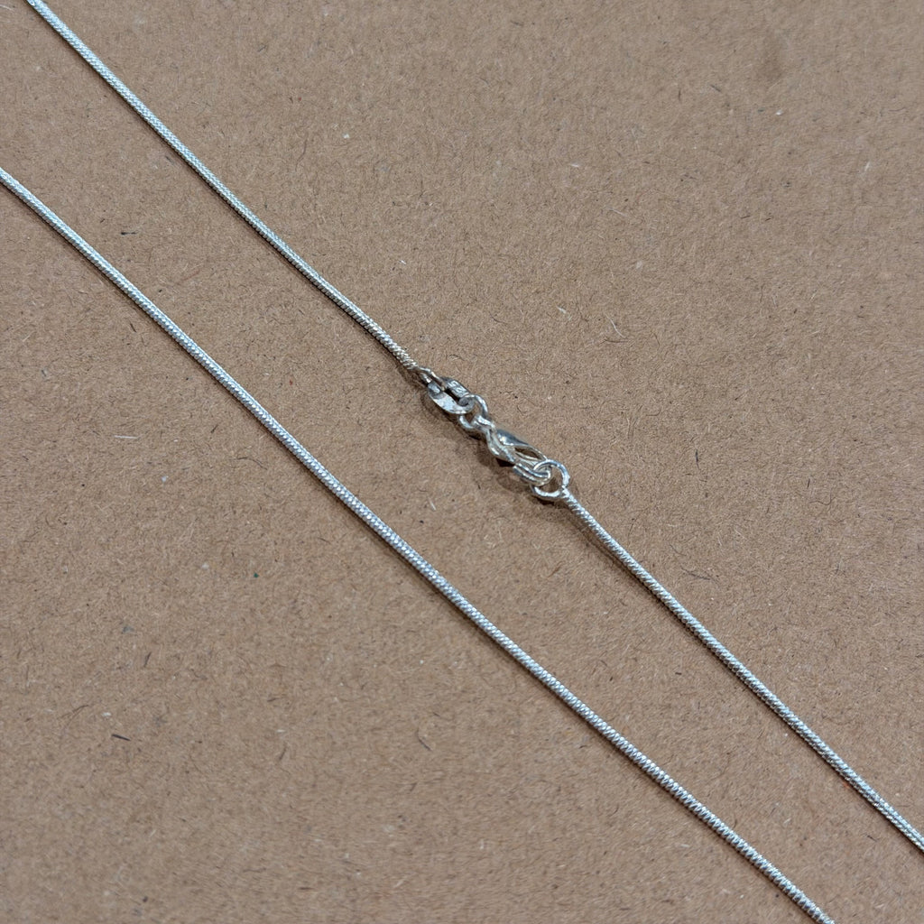 Sterling Snake Chain Necklace 20 in