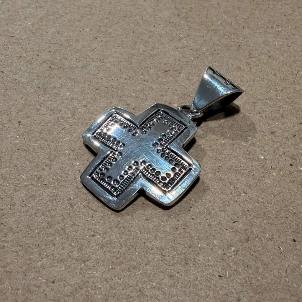 Sterling Cross Pendant With Engraving