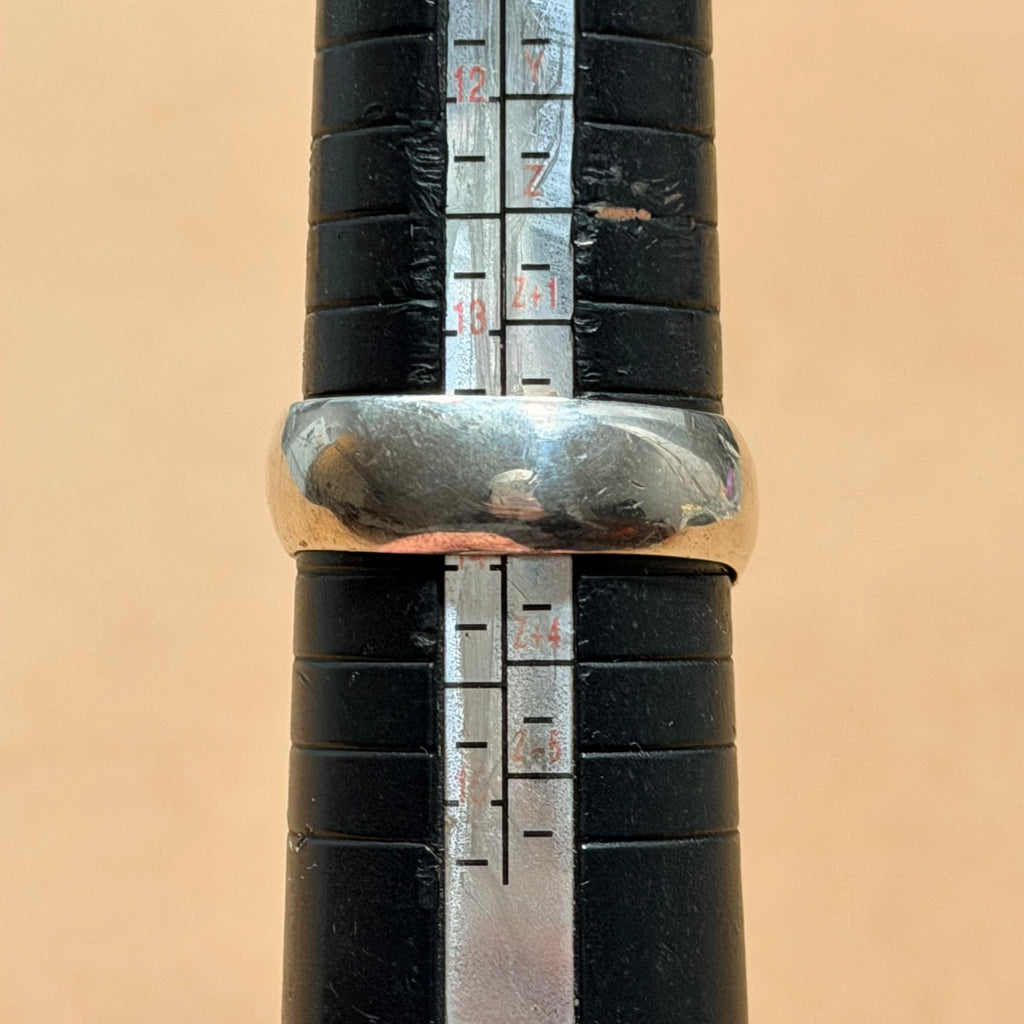 Huge Sterling Flaming Ace Ring by Nino Sz 14