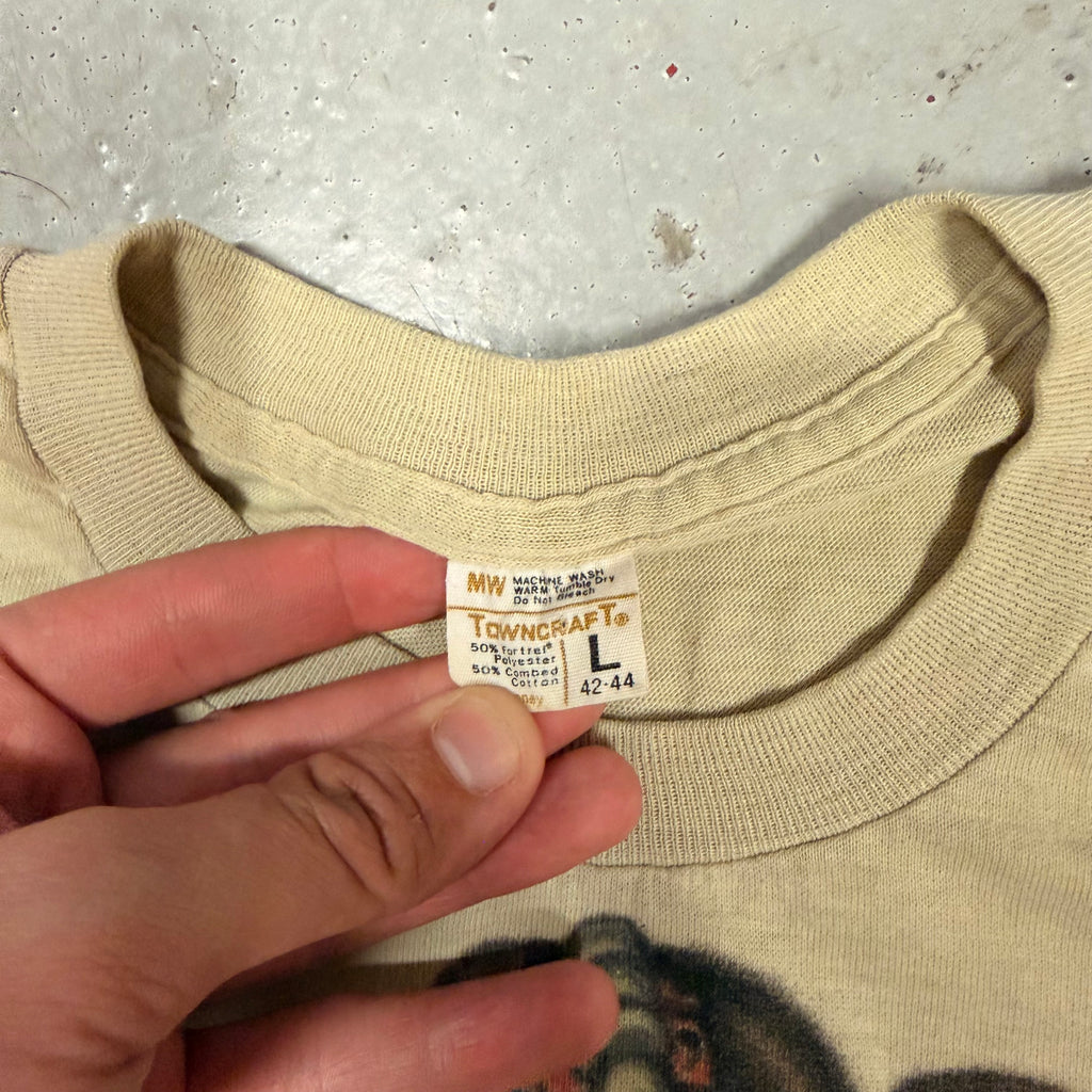 70's Jester Airbrush Graphic Tee Shirt (L)