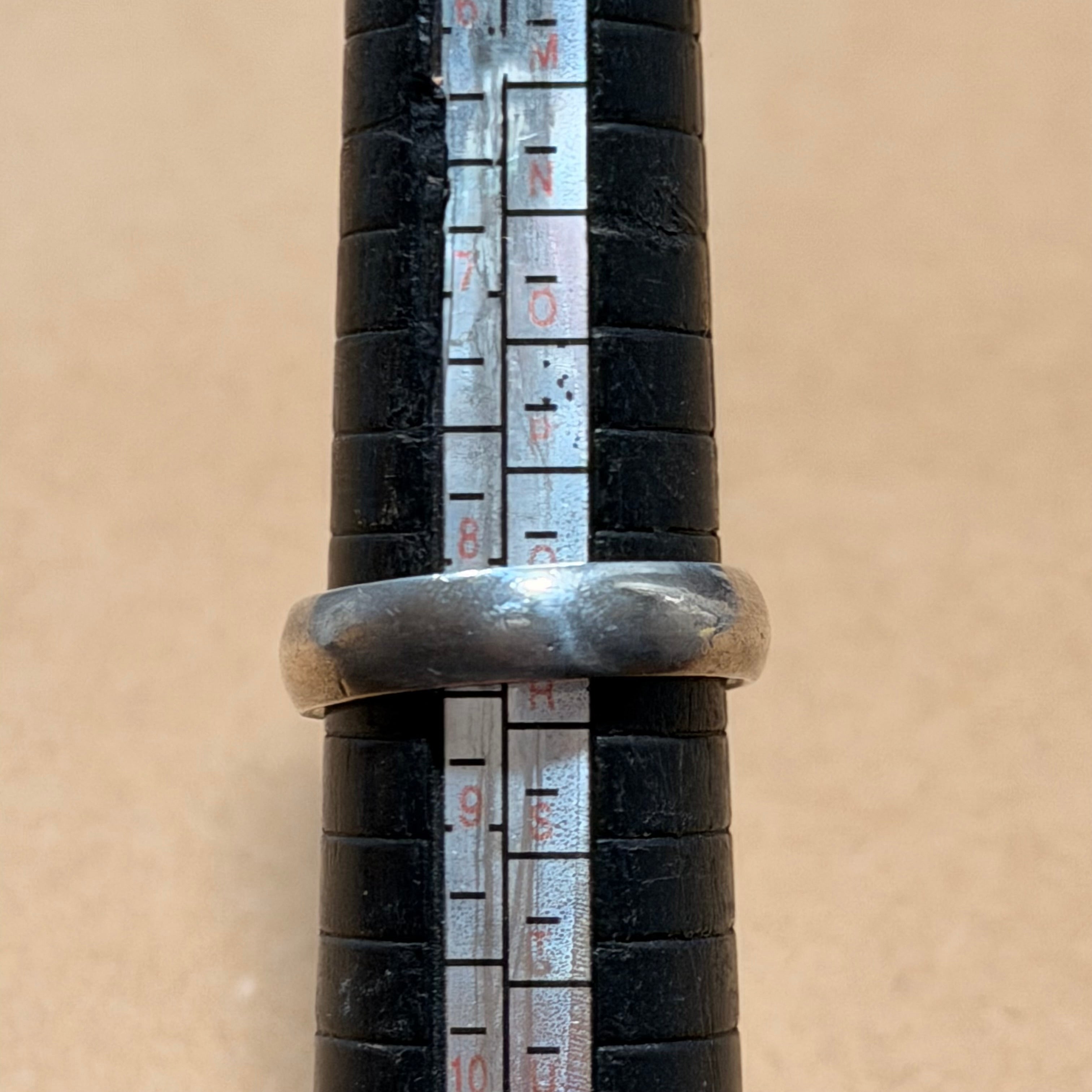 Sterling Essential Band Ring Sz 8.25