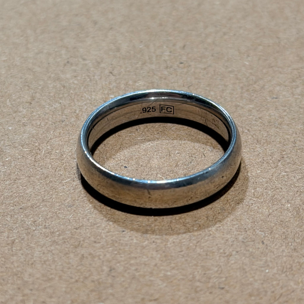 Sterling Essential Band Ring Sz 8.25