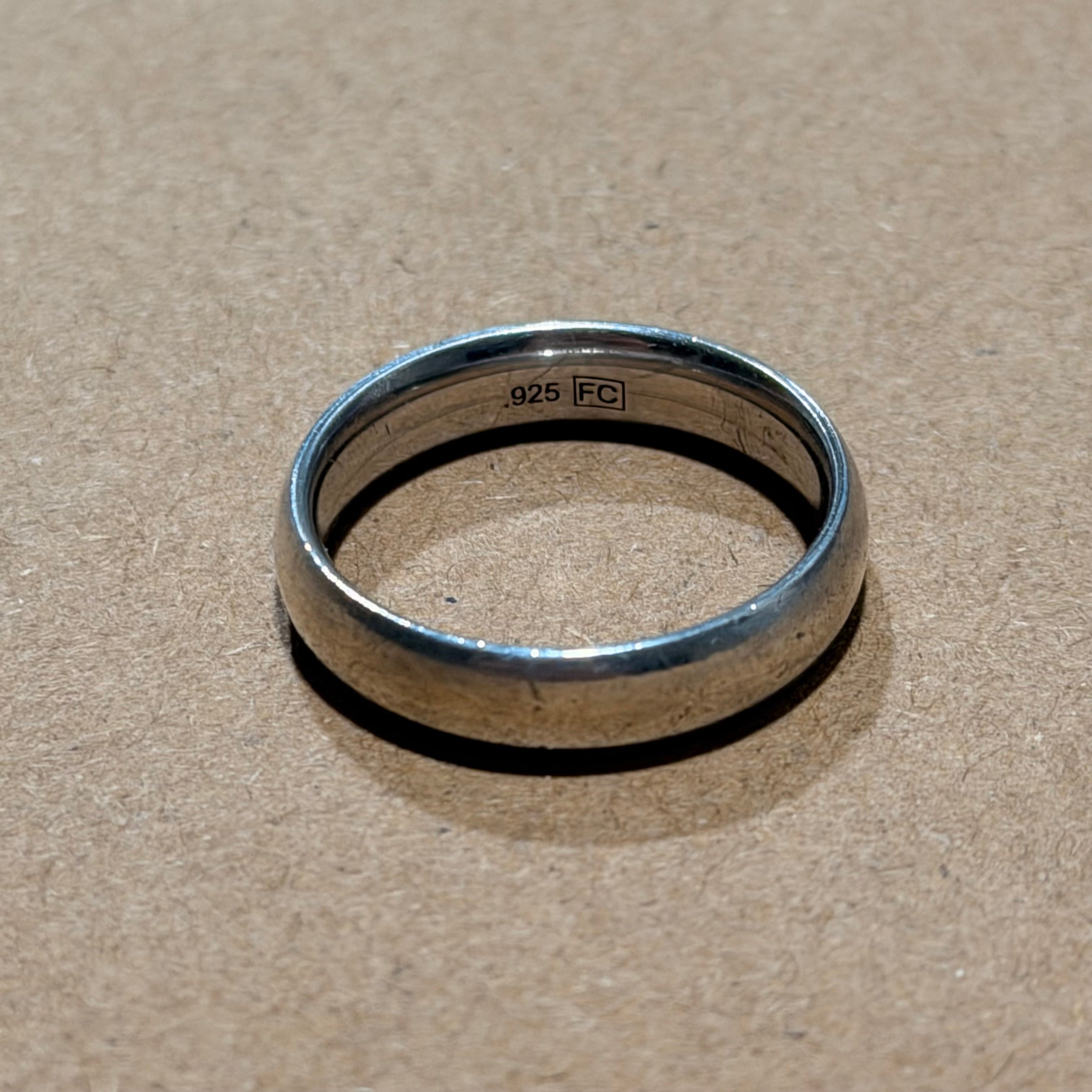 Sterling Essential Band Ring Sz 8.25