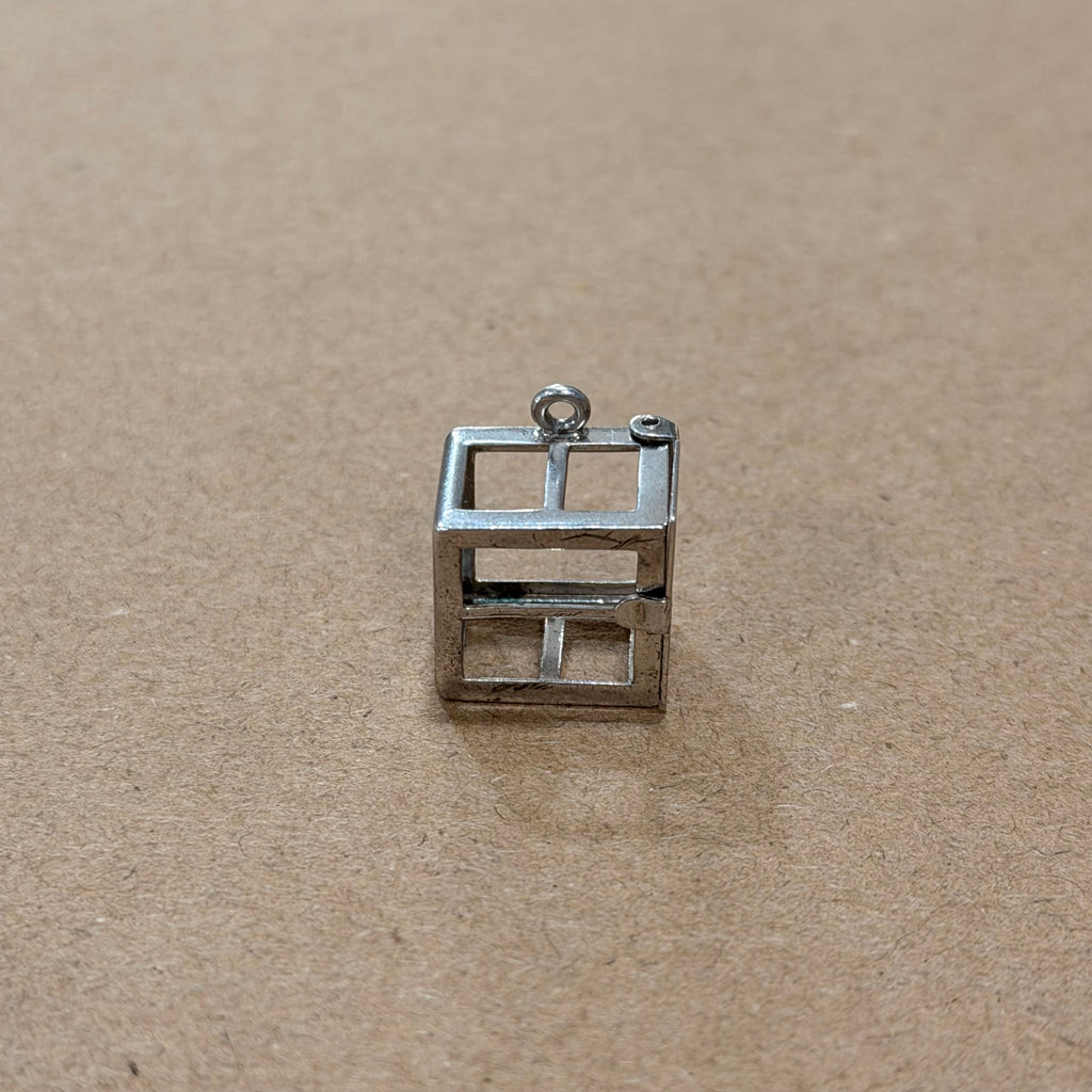 Sterling Cash Box Pendant