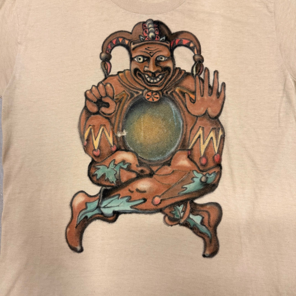 70's Jester Airbrush Graphic Tee Shirt (L)