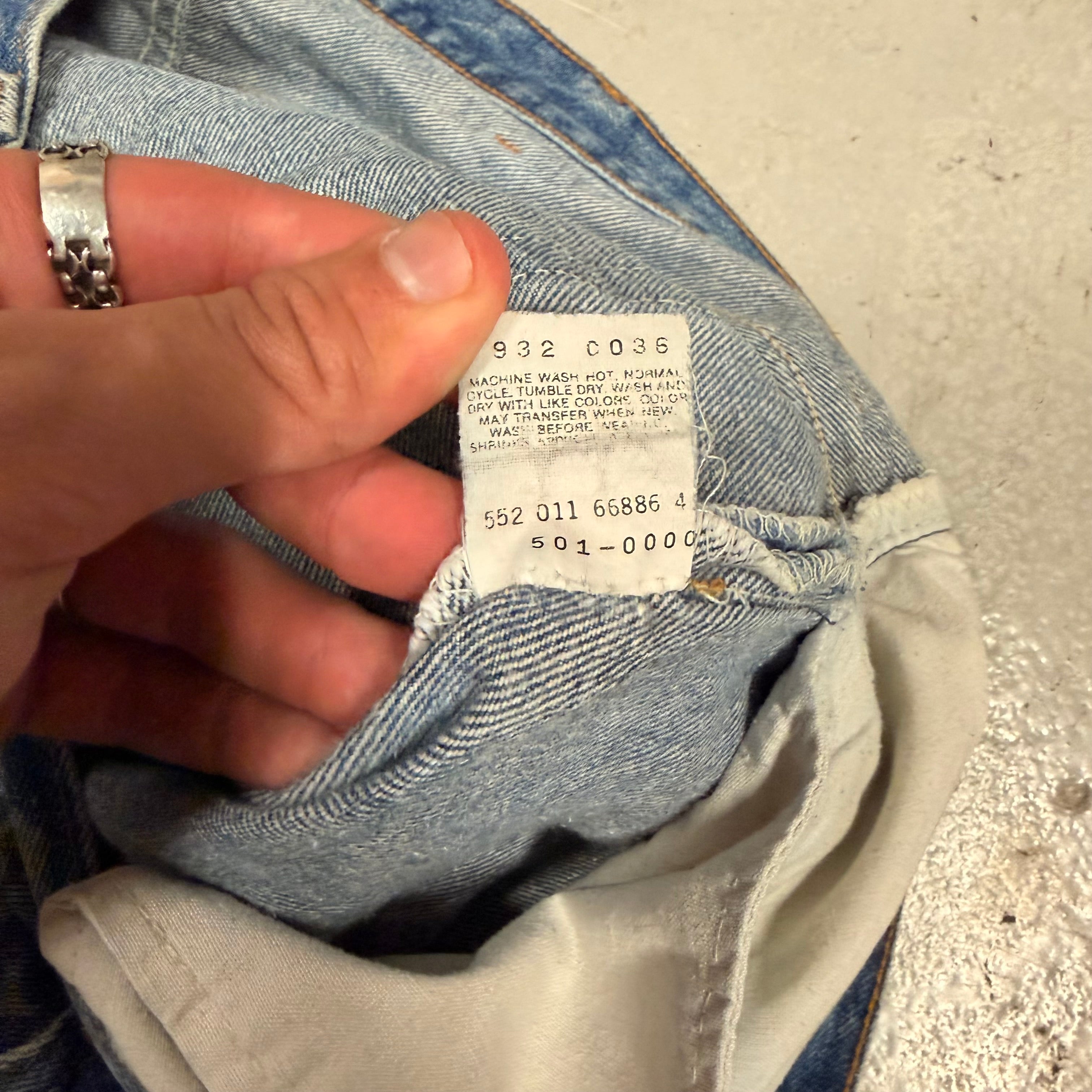Vintage 90's Levis 501 Jeans (38X30)