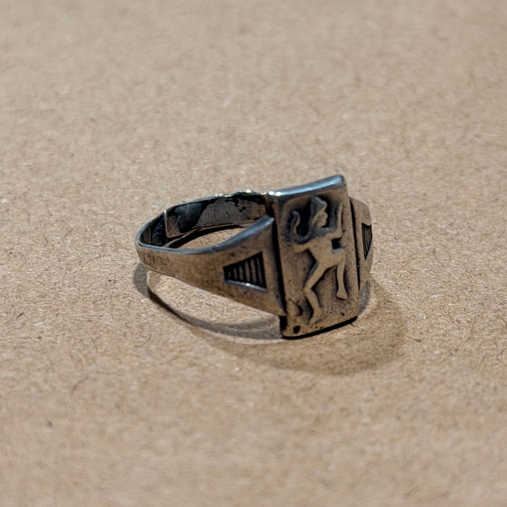 40's Sterling Girl Scouts Ring Sz 6