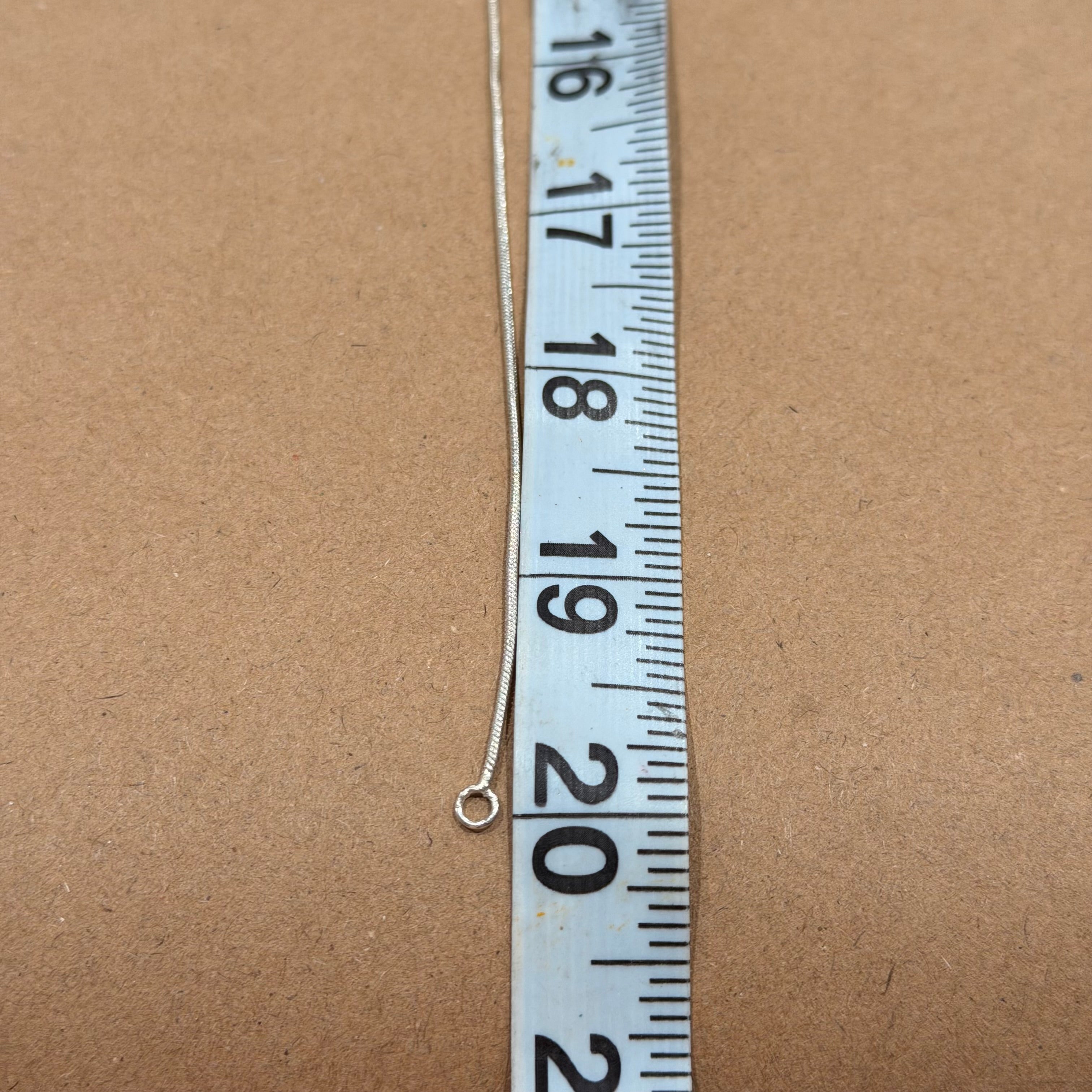 Sterling Snake Chain Necklace 20 in