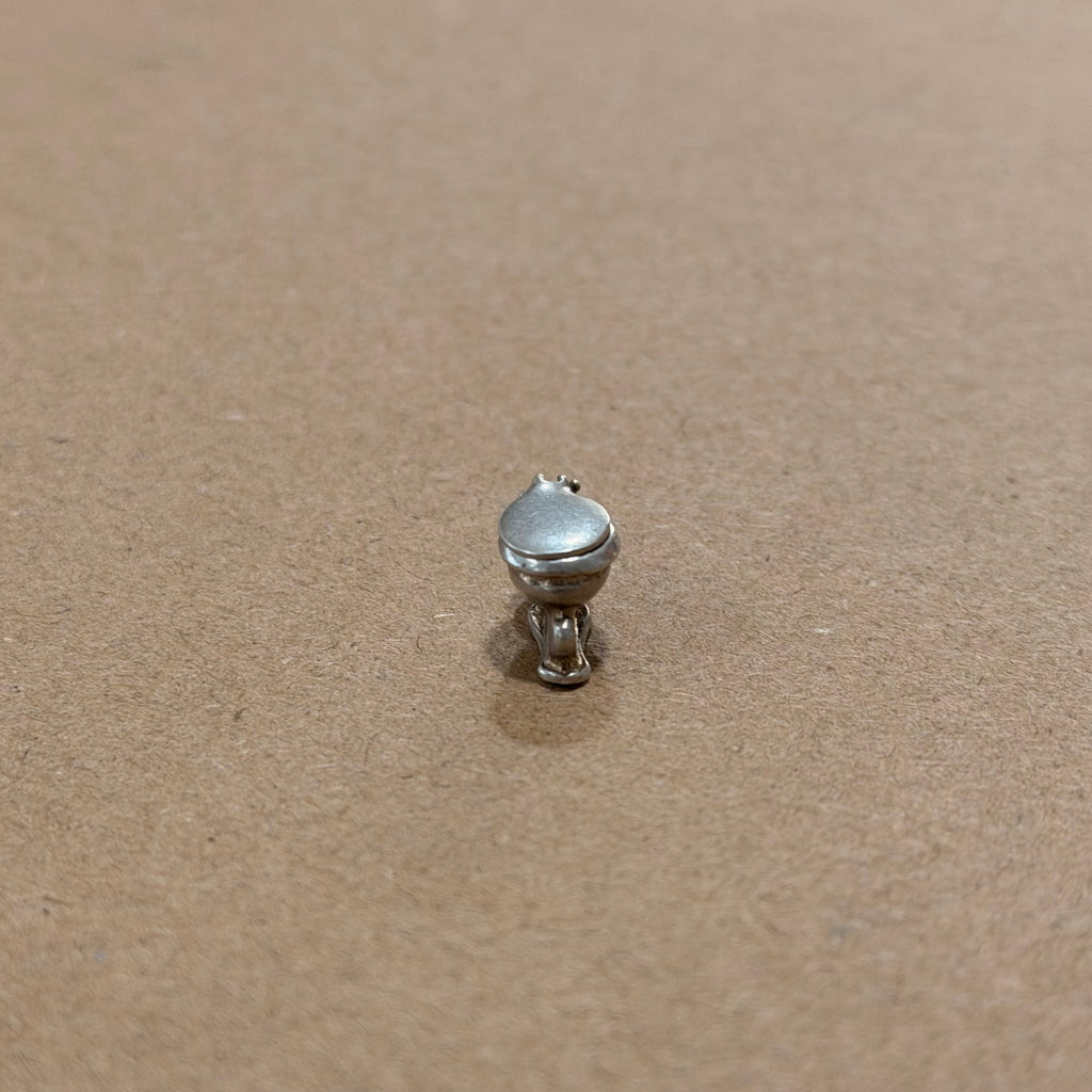 Sterling Articulated Toilet Charm Pendant