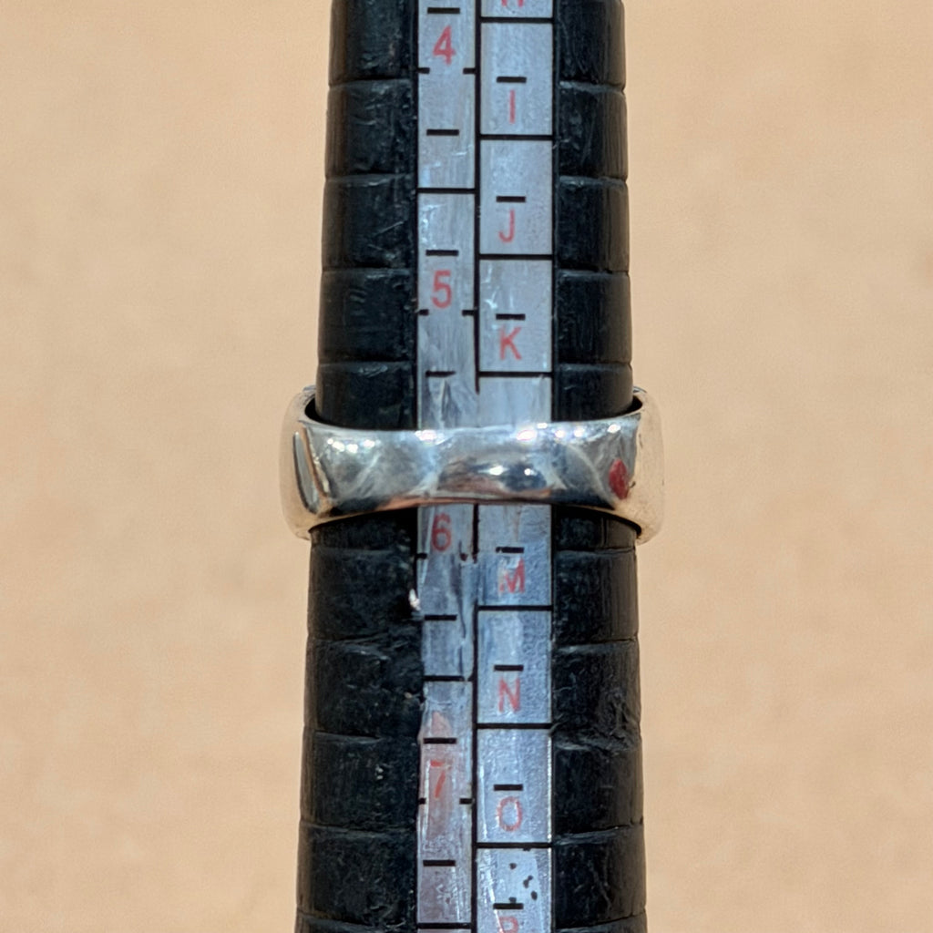 Sterling Brutalist Nugget Ring Sz 5.75