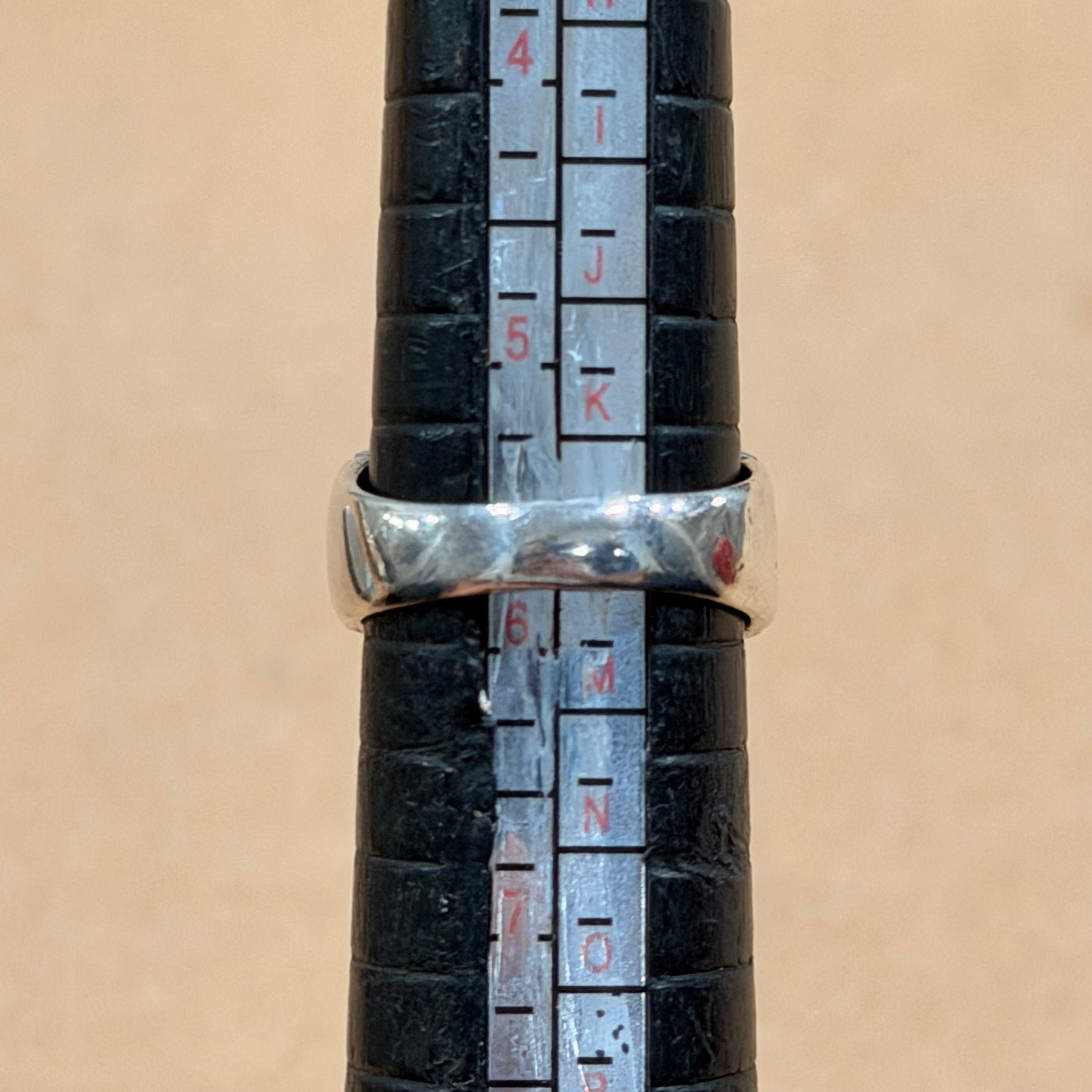 Sterling Brutalist Nugget Ring Sz 5.75