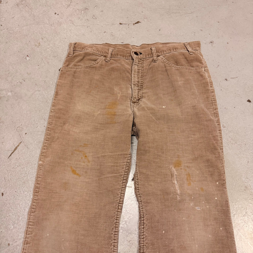 Distressed 70's Levis Corduroy Flare Pants (38X30)
