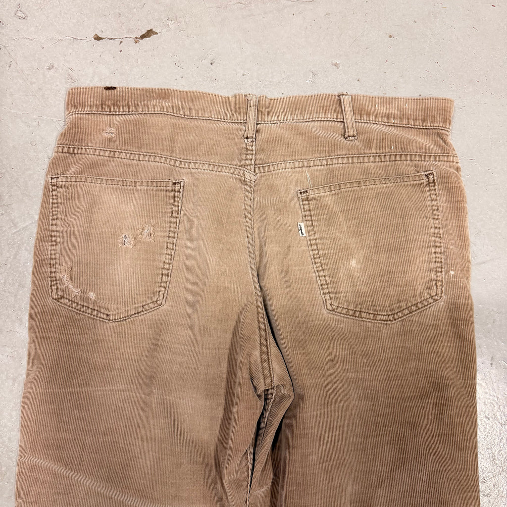 Distressed 70's Levis Corduroy Flare Pants (38X30)
