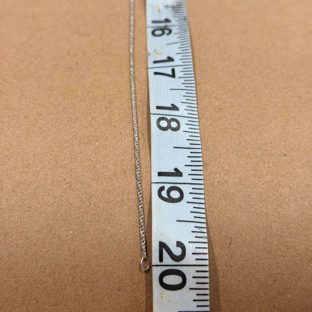 Sterling Rope Chain Necklace 20 in