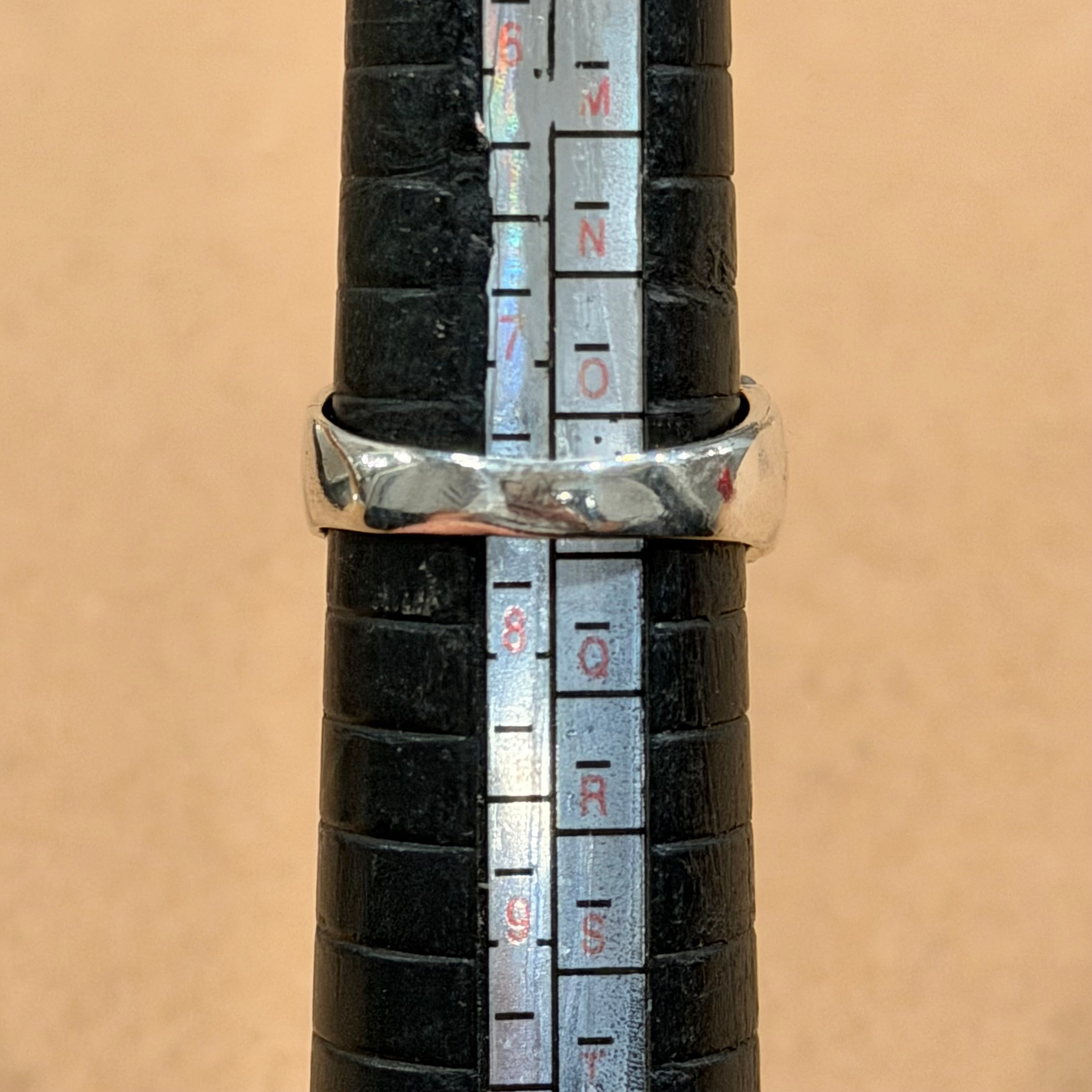 Sterling Nugget Brutalist Ring Sz 7.5