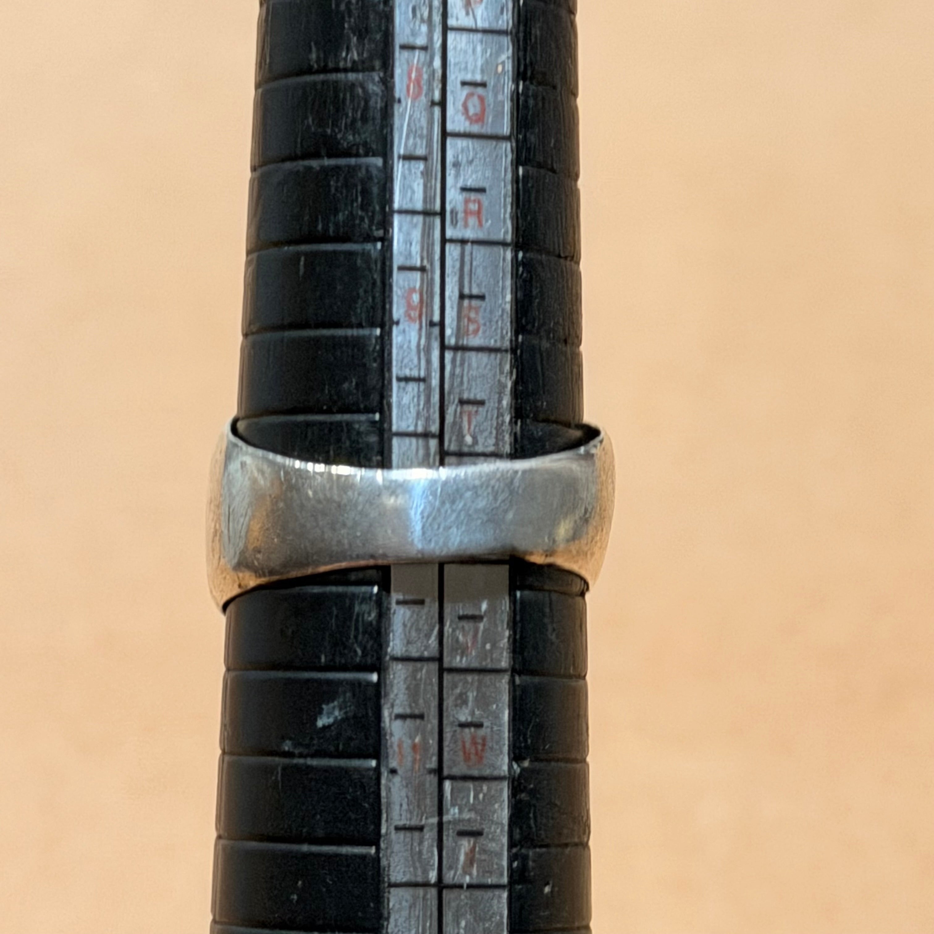 Sterling Southwestern Crushed Turquoise Lightning Bolt Ring Sz 10