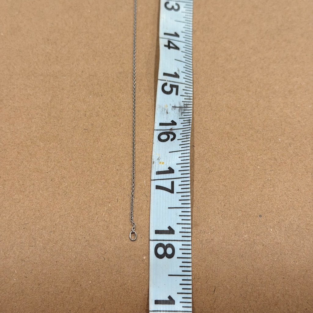 Sterling Lightweight Thin Chain Link Necklace 18 in