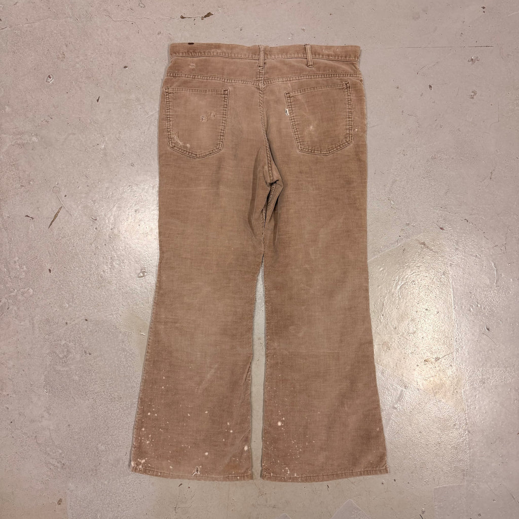 Distressed 70's Levis Corduroy Flare Pants (38X30)