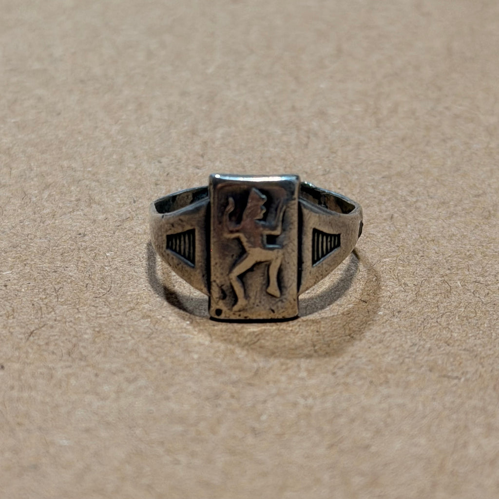 40's Sterling Girl Scouts Ring Sz 6